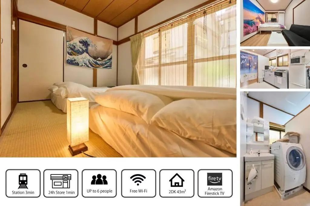 New！貸切アパート２dk４４㎡　駅２分渋谷駅電車１５分　コンビニ公園５秒dベッド３台高速wifi location